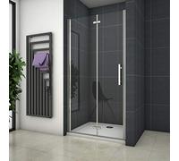 AICA SANITARIOS Mampara de Ducha Abatible Plegable Antical 120x195cm