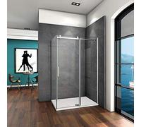 AICA SANITARIOS Mampara de Ducha Angular Elegante 6mm 120x90x195cm