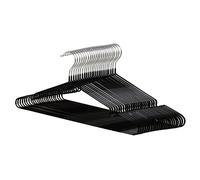 Aicasa Perchas de Metal para ropa con PVC , Antideslizantes con Muescas 3 mm de diámetro ,Ahorro de Espacio para Abrigos, Trajes, Camisas, Chaquetas, Vestidos, Faldas , Colgador, Perchero,