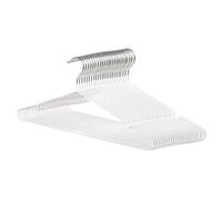 Aicasa Perchas de Metal para ropa con PVC , Antideslizantes con Muescas 3 mm de diámetro ,Ahorro de Espacio para Abrigos, Trajes, Camisas, Chaquetas, Vestidos, Faldas , Colgador, Perchero, Organizacio