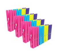 Aicasa Pinzas para la Ropa de Plástico Resistentes Al Desgaste Multicolor Pack 72/120/240 Unidades