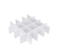 Aicasa - Separadores de Cajones , DIY organizador Cajones Plástico Separador de Armario Divisores de Rejilla Ajustables , ahorro de espacio para Ropa Interior , Hogar , Calcetines , Cocina, escritorio