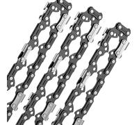 Aicoya Pack de 3 Cadenas de Motosierra 0.325" para Espadas de 50cm 78 Eslabones 1.5mm Cadena de bajo retroceso 058