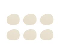 Aida 6 Posavasos Raw cuero Wam nude (beige)