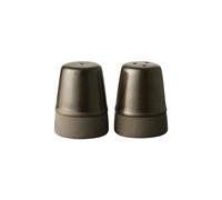 Aida Set de salero y pimentero Raw Metallic brown