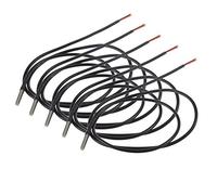 Aideepen Sensor Temperatura Digital, 5 Piezas 2m Cable con Sonda Acero Inoxidable Impermeable, Compatible con Arduino, Raspberry Pi y Shelly