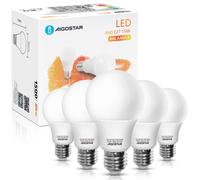 Aigostar - 12W/15W Bombilla LED A60, casquillo gordo E27, Blanco Frio 6500K/Luz Cálida 3000K, ángulo de apertura 280º, No regulable, 5 Unidades 15W Luz Cálida 3000K