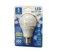 Aigostar 175702 - bombilla led a60 de 6 w, rosca grande y luz cálida