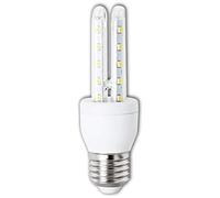 Aigostar 179083 - Bombilla LED T3 2U de 4W, rosca grande y luz fría 230V, E27