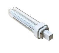 Aigostar - 2 Pines Bombilla PLC 2U, tubo de 15 W, Maiz G24d-3, Luz fría 6500K, 1610Lm, No regulable, Pack de 5 Bombillas LED