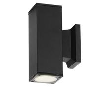 Aigostar Aplique Pared Exterior, GU10 Antracita Aluminio Up Down Lámpara, IP65 Impermeable Luz Exterior Iluminación para Balcón Garaje Terrazas Patio Jardín, color negro