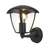Aigostar Aplique pared Exterior Impermeabilidad IP44, casquillo 27, Aplique Exterior con Pantalla Transparente. luces exterior pared perfecta patio, jardín(bombilla no incluida)