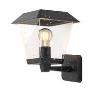 Aigostar Aplique pared Exterior, Impermeabilidad IP44, casquillo E27 Aplique Exterior con Pantalla Transparente. luces exterior pared perfecta patio, jardín, balcones(bombilla no incluida)