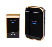 Aigostar Bell AC - Timbre inalámbrico, Timbre de Puerta con Indicadores LED, Resistente al Agua, 36 Melodías, 3 Niveles de Volumen, Timbre para Ancianos, Casa, Oficina (1 Receptor y 1 Transmisor)