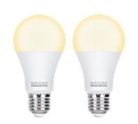 Aigostar Bombilla con Sensor de Movimiento, Bombilla LED E27 A60 12W Equivalente a 81W, Luz Cálido 3000K, 1170 Lm, Automatica Bombilla E27 Detector de Movimiento, No Regulable, 2 Unidades