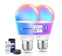 Aigostar Bombilla inteligente E27, A60, 12W, 1150 LM, 2Uds