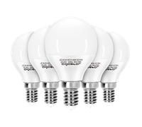 Aigostar Bombilla LED E14,4.9W Equivalente a 37W,Luz Cálida 4000K,420 Lúmen,Bombillas Casquillo Fino,Ahorro de Energía,No Regulable,G45,Pack De 5