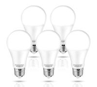 Aigostar - Bombilla LED E27 12W, Luz Blanca Fría 6500K,1170 lúmenes, Ángulo 280°, no regulable - 5 unidades