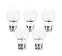 Aigostar - Bombilla LED E27 4.9W (Equivalente a 37W), Luz Calida 3000K, 420 Lúmenes, CRI> 80, Ahorro de Energía, No Regulable - 5 Unidades
