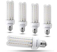 Aigostar Bombilla LED E27 Luz Cálida 3000K, 15W Lámpara E27, 1510 lúmenes, Ángulo 360°, no regulable -Caja de 5 unidades