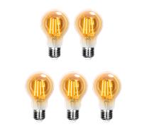 Aigostar Bombilla LED E27 Vintage Retro Vintage 4W (Equivalente a 37W), Blanco Cálido 2200K, 430 Lúmenes, Ángulo de Apertura: 330°, CRI＞80, No Regulable, 5 Unidades
