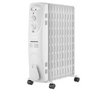 AIGOSTAR Calefactor Bajo Consumo, Radiador Aceite, 3 Niveles de Potencia, Termostato ajustable. Ahorro de energía. (2300W - 11 Elementos) Blanco