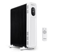 AIGOSTAR Calefactor Bajo Consumo, Radiador Aceite, Pantalla de Control LED, Mando a distancia (2500 W,13 Elementos)