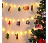 Aigostar Clip Cadena de Luces LED, 10M/80LED USB Colgar Fotos con Pinzas Transparentes, Fotos Pared Decoracion, Colgar Fotos Pared con Luz para DecoracióN de Dormitorio, Fiesta de CumpleañOs, Navidad