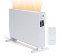 Aigostar Convector Eléctrico, 2000W, Silencioso, Mando a Distancia | Calefactor Convector con Control Táctil, 3 Niveles de Potencia, Modo ECO, Termostato Regulable, 5-50℃, Temporizador 24 Horas