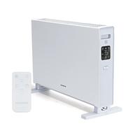 AIGOSTAR Convector Electrico Bajo Consumo, Control Táctil + Mando a Distancia, Temporizador 24H, Modo ECO (2000W,Termostato Regulable: 5-50℃) Blanco