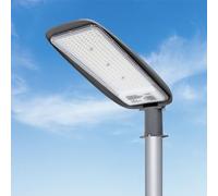 Aigostar Farola LED 100W, Luz Blanca Fría 6500K, 9300lm Para Exterior, Impermeable IP65, Protección de Impactos IK08. Iluminación Para Patios, Aparcamientos, Calle, Jardines, No Incluye Soporte