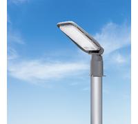 Aigostar Farola LED, 30W, luz blanca fría 6500K, 2550lm. Luz LED Para Exterior, Impermeable IP65, Protección de Impactos IK08. Iluminación LED para Patios, Aparcamientos, Canchas,Calle,Jardines