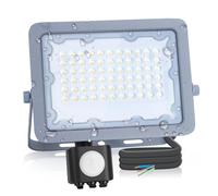 Aigostar - Foco LED ultrafino con sensor de movimiento,50W,luz blanco natural 4000K,impermeable IP65.Luz para exterior de gran luminosidad 4500lm para jardines, patios, garajes o caminos de acceso