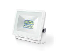 Aigostar Foco Proyector Led 20W IP65 Regulable Luz Fría 6500k - Iluminación Exterior White