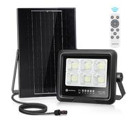 Aigostar Foco Proyector LED Solar 100w, 6500K, con mando a distancia, IP65