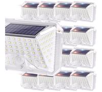 Aigostar Luz Solar Exterior,Luces LED Solares Exteriores【16 Pack / 3 Modos】con Sensor de Movimiento,270º Impermeable IP65 para Jardín Camino Entrada Garaje Patio
