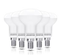 Aigostar - Pack de 5 Bombilla LED E14 7W R50, luz blanca 6500K,610 lúmenes, Ángulo 170°, No regulable, Boxed