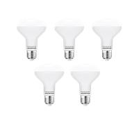 Aigostar - Pack de 5 Bombilla LED E27 12W R80,luz blanca 6500K, 1170 lúmenes, Ángulo 170°, No regulable