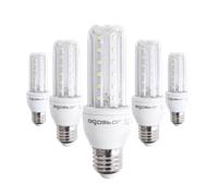 Aigostar - Pack de 5 Bombillas LED E27 9W, Casquillo Gordo, Luz Blanca Fría 6400K, Ángulo 360°, 810 lúmenes, no regulable, B5 T3 3U