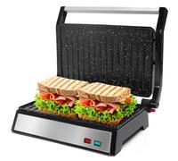Aigostar Parrilla Eléctrica con Placas de Revestimiento Cerámico, 1500W