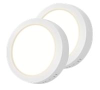 Aigostar Plafón LED Techo 12W 1350LM Lámpara de Techo LED Luz natural 4000K para Cocina Sala de Estar Dormitorio Pasillo 174 * 35Hmm, 2pcs