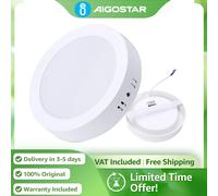 Aigostar Plafón LED Ultrafino 6W para Techo | 600LM, Pack de 2 Unidades | Ideal para Dormitorio, Cocina, Pasillo