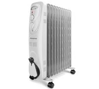 Aigostar Radiador de Aceite de 11 Elementos 2300W, 3 Potencias, Termostato | Calentamiento Rápido, Silencioso, Protección contra Sobrecalentamiento y Vuelcos, para Estancias de 24 m² | Pangpang