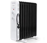 Aigostar Radiador Electrico 11 Elementos 2300W, 3 Potencias y Termostato | Bajo consumo, Recoge cables, Silencioso, Protección Sobrecalentamiento y Vuelco, hasta 20 m² | Luke