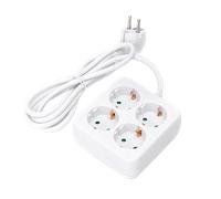 Aigostar - Regleta con 4 enchufes y 1'5 metros