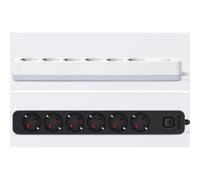 Aigostar Regleta Enchufes, Alargador Enchufe de 6 Enchufes con Interruptor GE0601