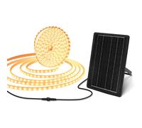 Aigostar Tira LED Solar Exterior 10M con Control Remoto