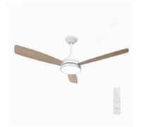 Aigostar Ventilador de Techo con Luz y Mando a Distancia | Ventilador de Techo Silencioso, 6 Velocidades, LED Dimmerabile, Motore DC Reversibile, Función de Memoria