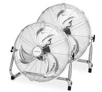 Aigostar Ventilador Industrial 100W, Diámetro 50 cm (20"), Motor de Cobre, Ventilador suelo, 3 Velocidades, Ajustable 120º, 3 Aspas Metálicas, Ventilador Potente, Clover 2 Unidades