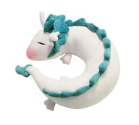 AIHANCH Anime Almohada cervical White Dragon Muñeco de peluche Juguetes Niños Viaje Almohada cervical Lindo Haku Spirited Away Felpa para Navidad Regalo de cumpleaños